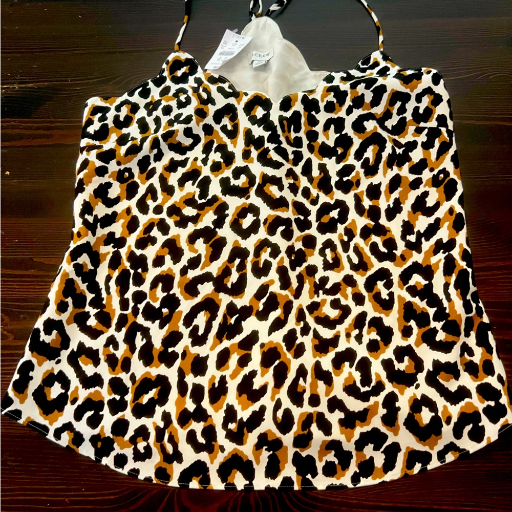 j Crew new with tags Cheetah Cami